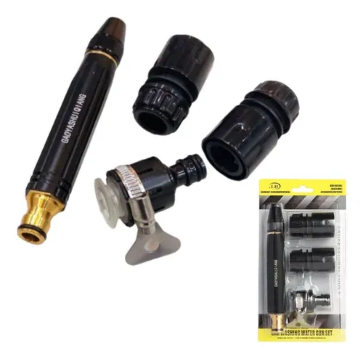 GENERICO - Boquillas Ajustable De Precion De Agua Manguera De Jardín