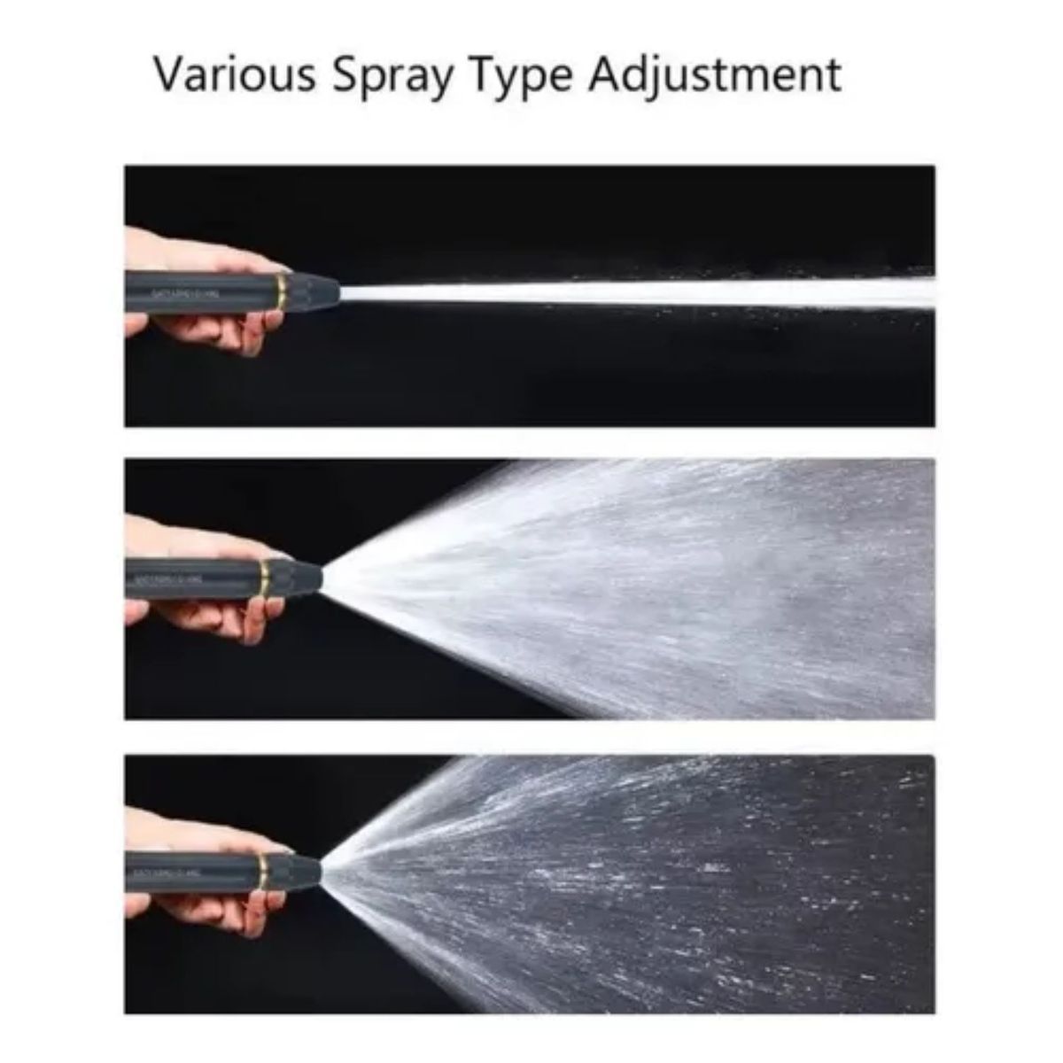 GENERICO - Boquillas Ajustable De Precion De Agua Manguera De Jardín