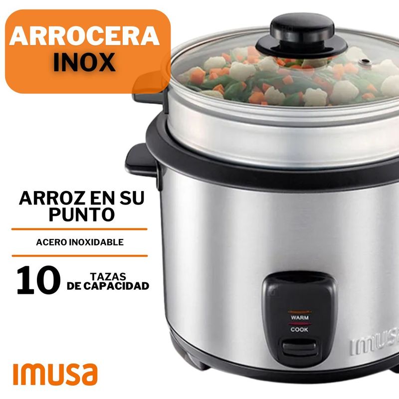 IMUSA - Olla Arrocera IMUSA Inox 10 Tazas