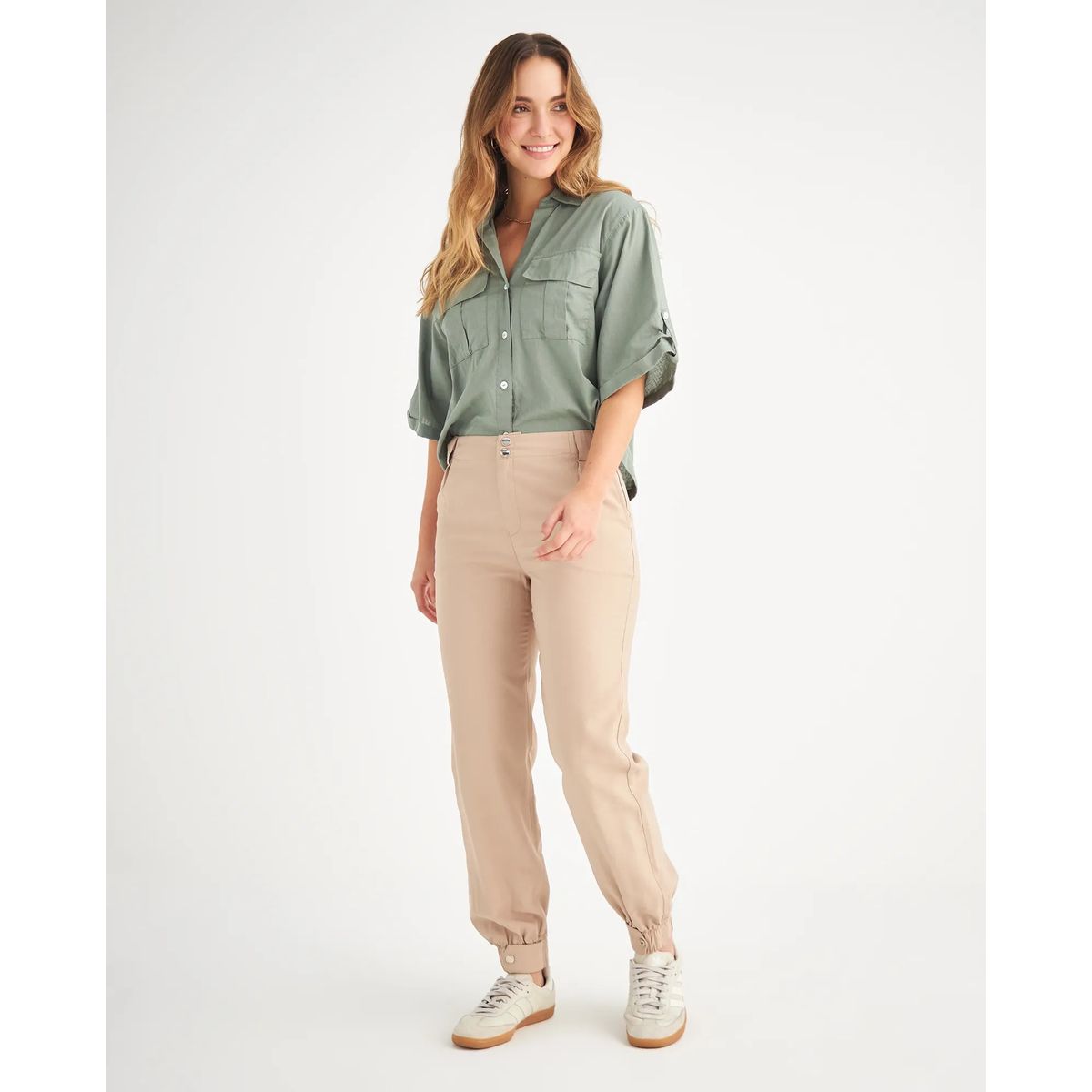 ESPRIT - Esprit Pantalón para Mujer Semi Formal