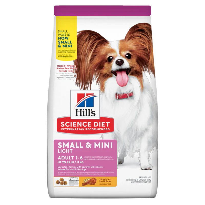 HILLS - Hills Alimento Perro Adulto Small & Mini Light  4.5 lb