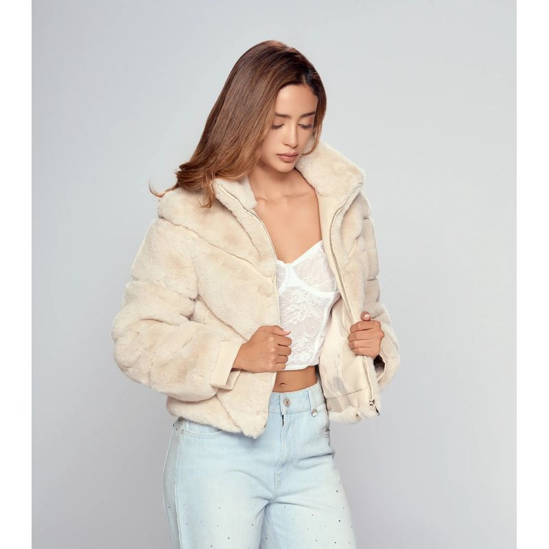 DEREK - Chaqueta Para Mujer De Lana Derek
