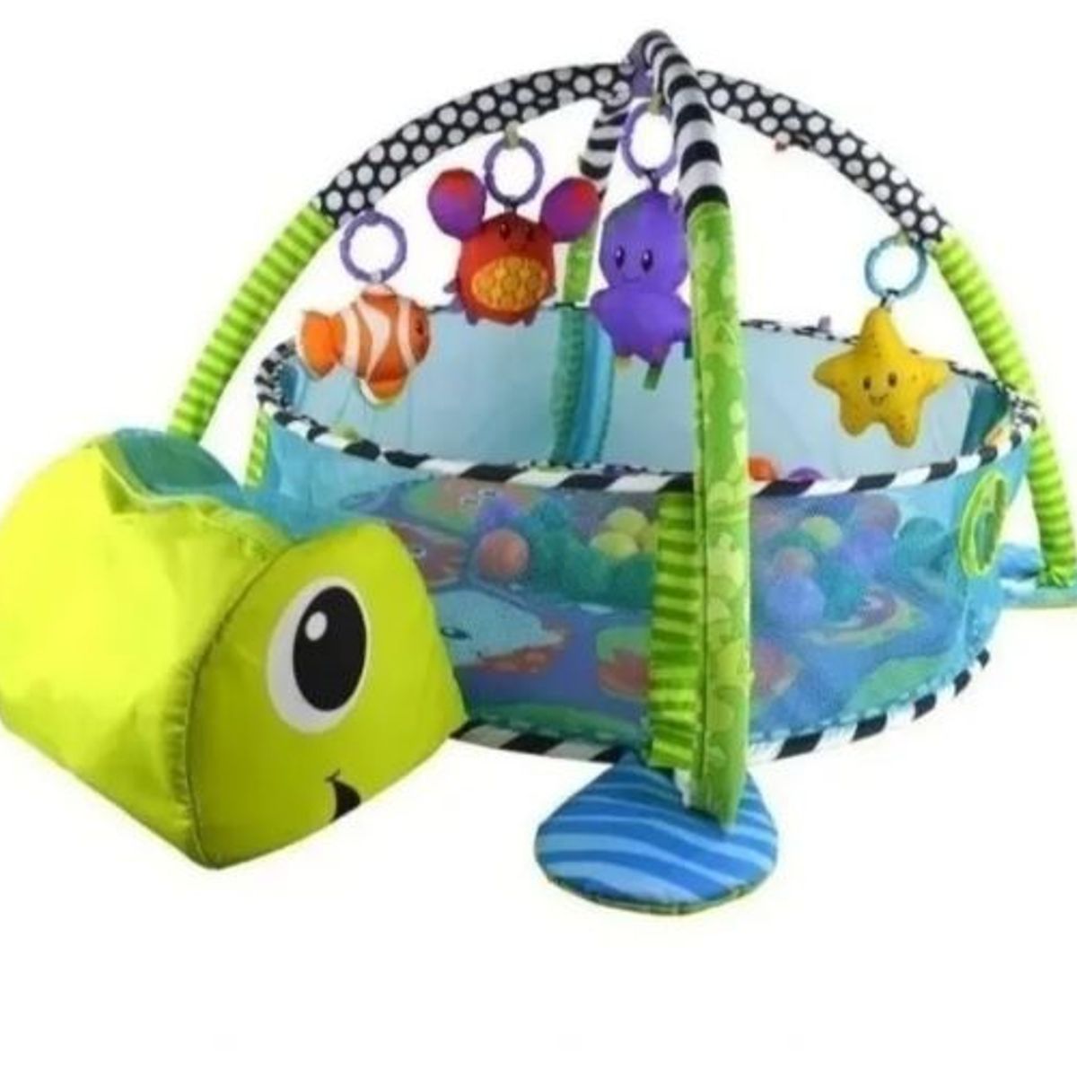 GENERICO - Gimnasio Tortuga De Bebe Piscina Pelota Crece Conmigo3en1
