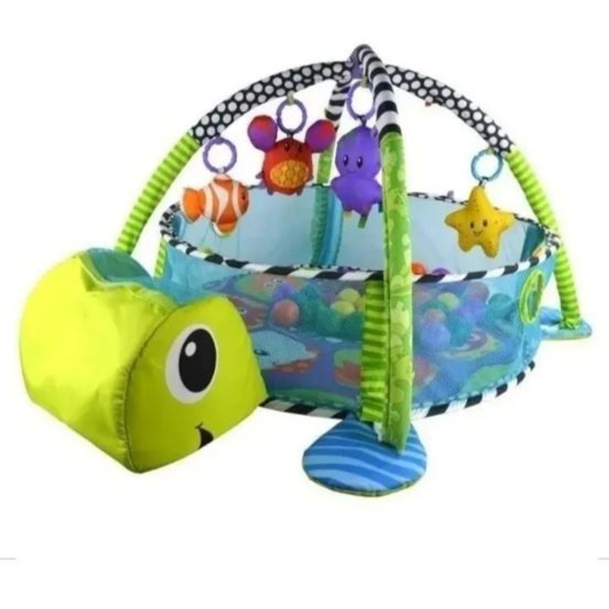 GENERICO - Gimnasio Tortuga De Bebe Piscina Pelota Crece Conmigo3en1