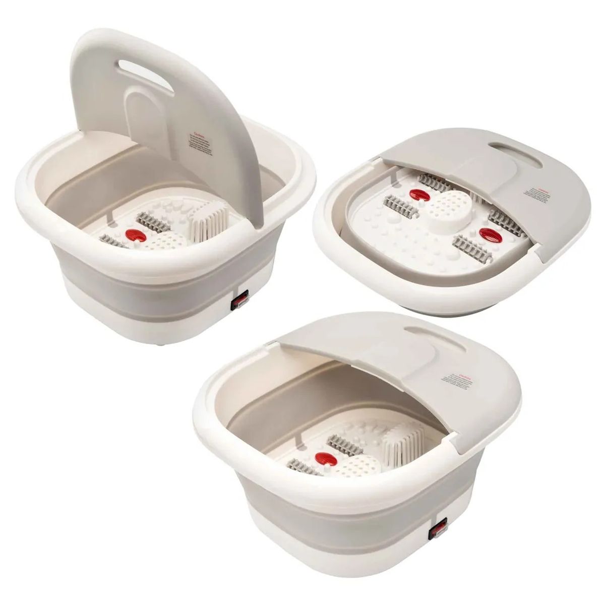 GENERICO - Tina Plegable Para Pies Calor Color Gris