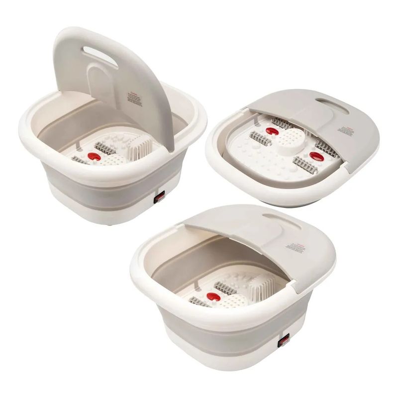 GENERICO - Tina Plegable Para Pies Calor Color Gris
