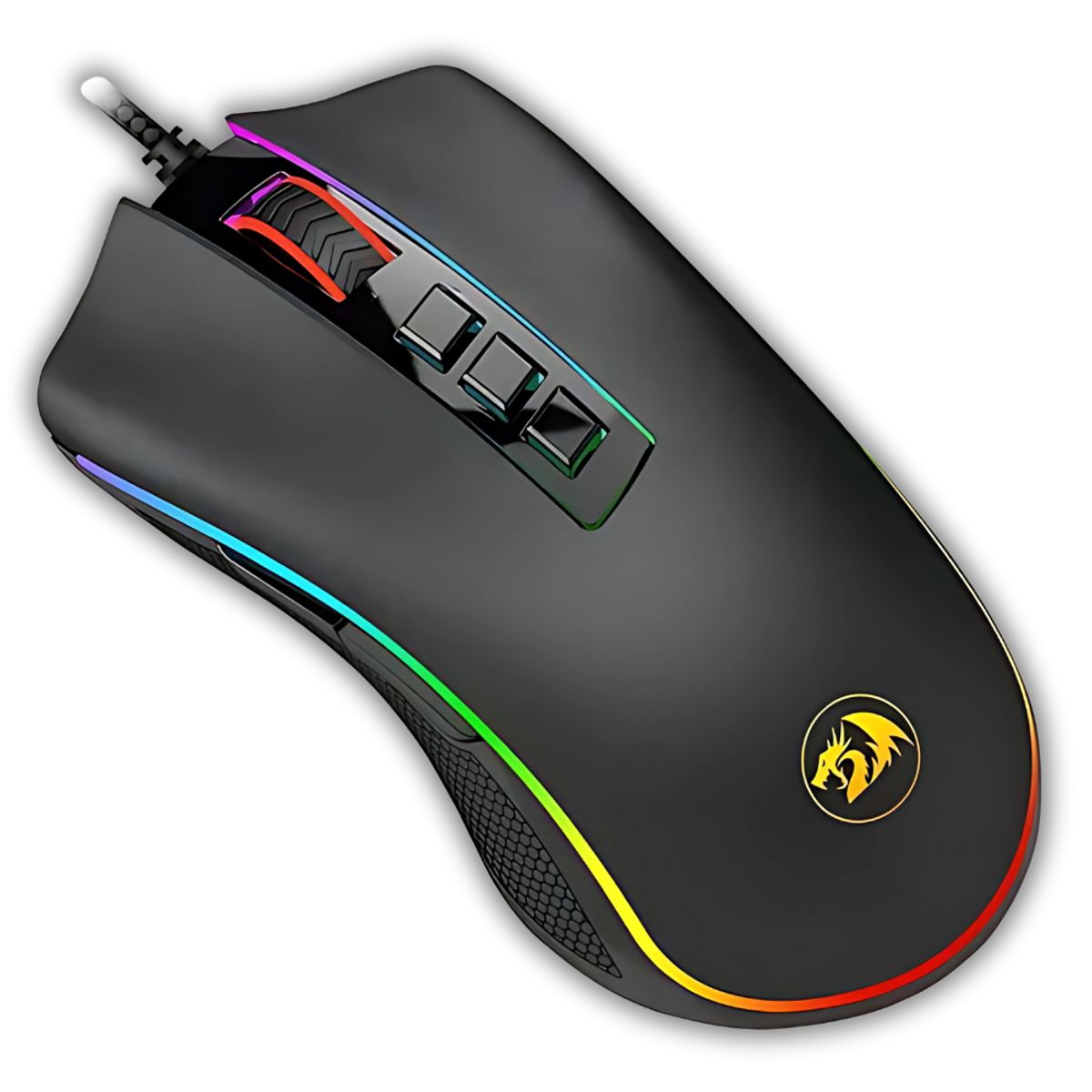 REDRAGON - MOUSE GAMER RGB REDRAGON COBRA NEGRO M711
