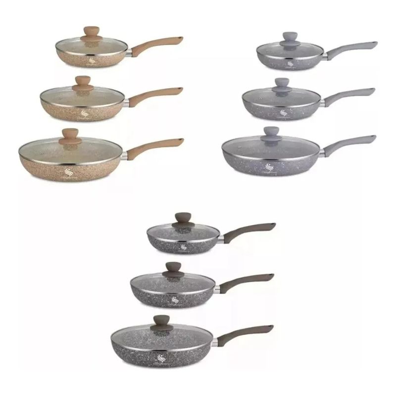 SCHAFFHAUSEN - Sartenes X 6 Piezas En Marmol Schaffhausen