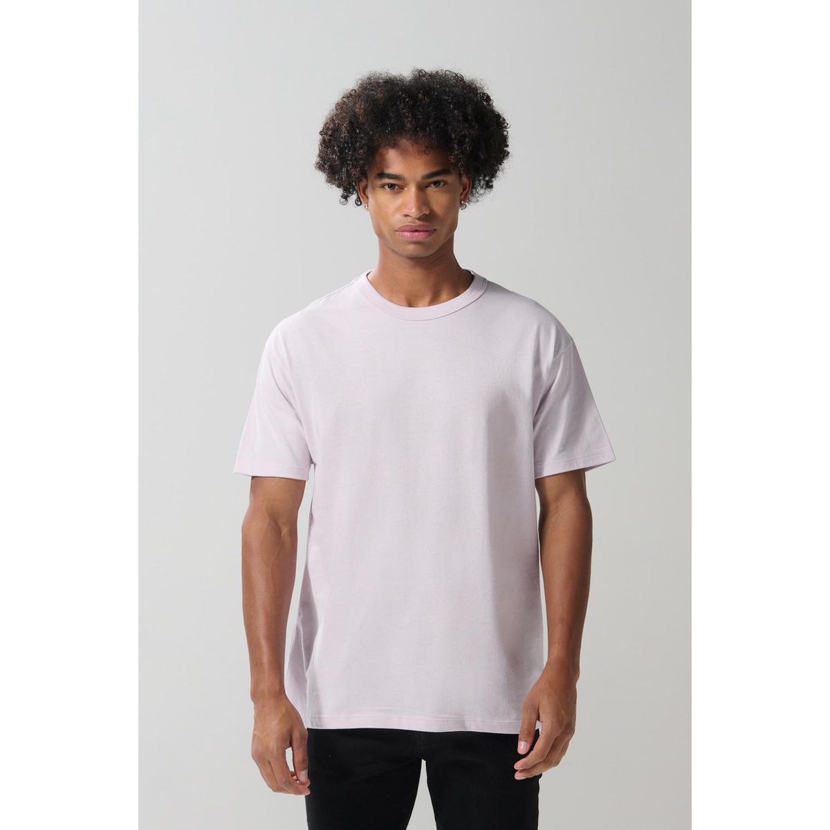 KOAJ - KOAJ Camiseta hombro rodado unicolor en algodón manga corta Hombre