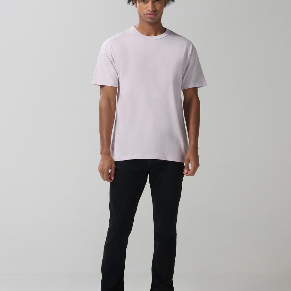 KOAJ - KOAJ Camiseta hombro rodado unicolor en algodón manga corta Hombre