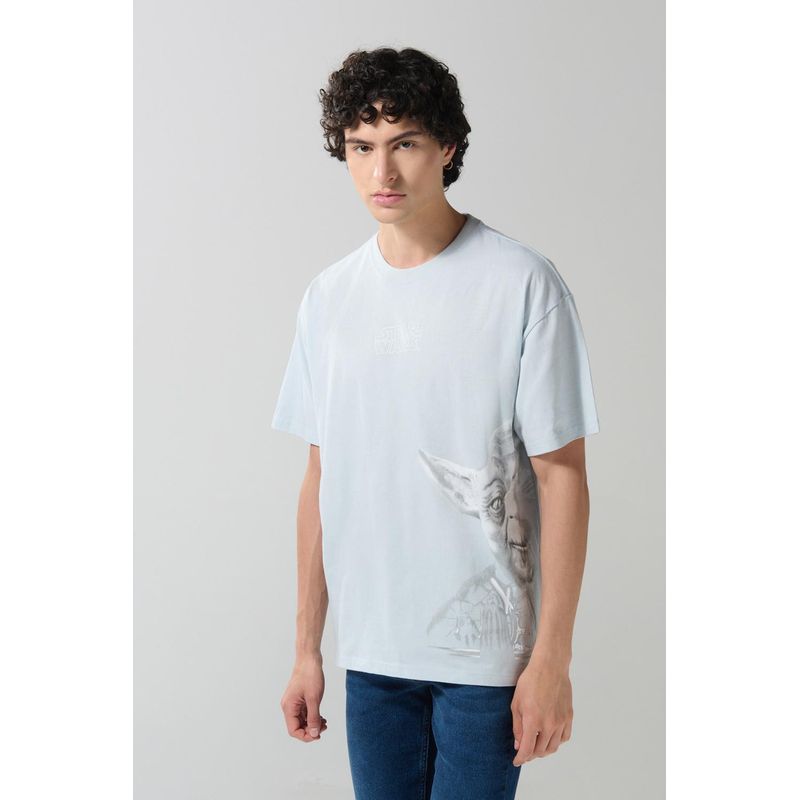 KOAJ - KOAJ Camiseta oversize de Star Wars verde manga corta HOMBRE