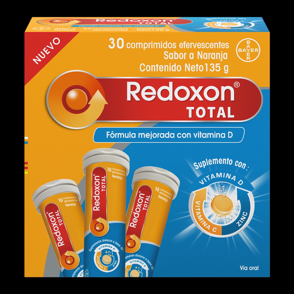 REDOXON - Redoxon Total Tabletas Efervecentes x30