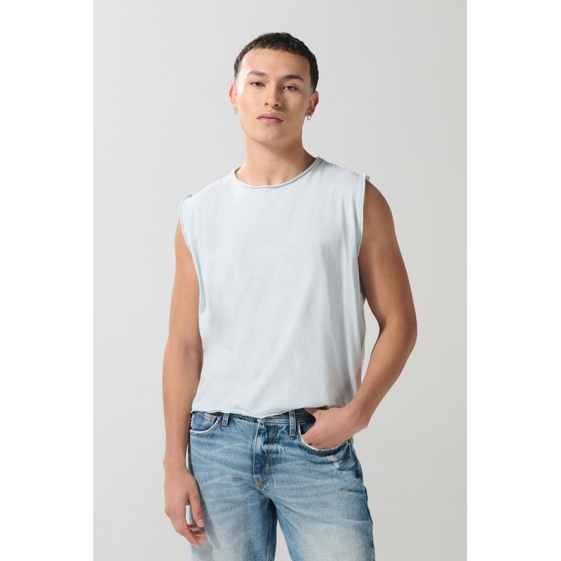 KOAJ - KOAJ Camiseta manga sisa unicolor oversize en algodón HOMBRE