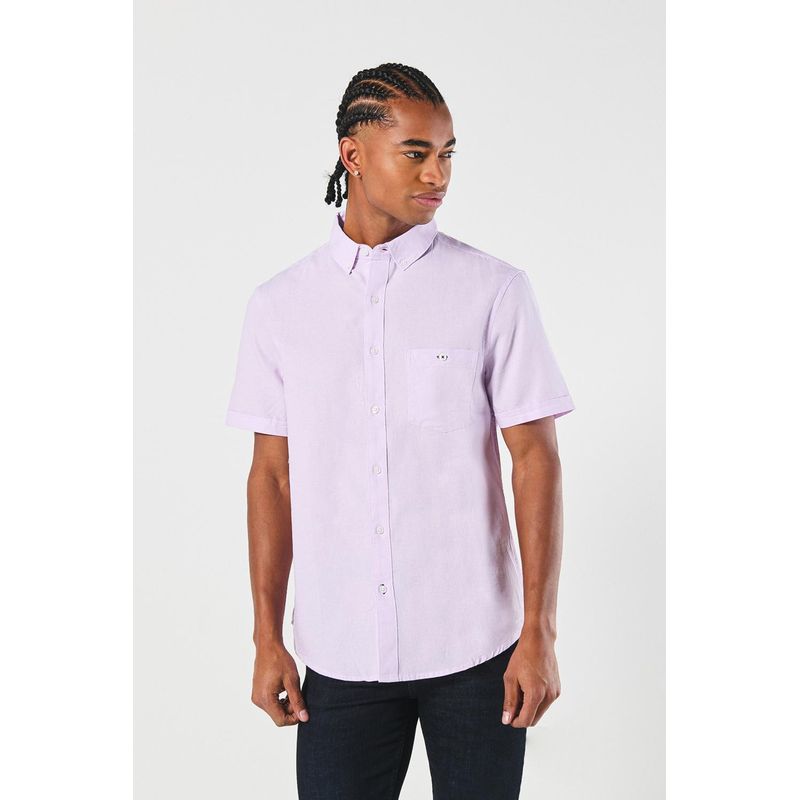 KOAJ - KOAJ Camisa con cuello button down, manga corta con colores so HOMBRE
