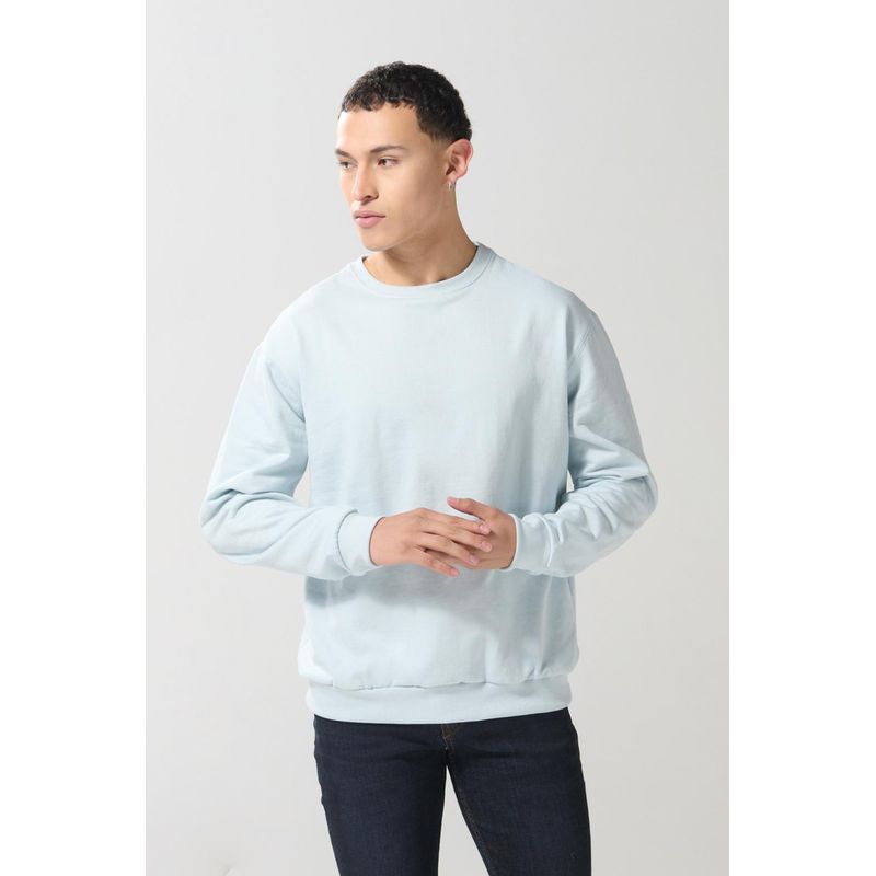 KOAJ - KOAJ Buzo cuello redondo unicolor con manga larga Hombre