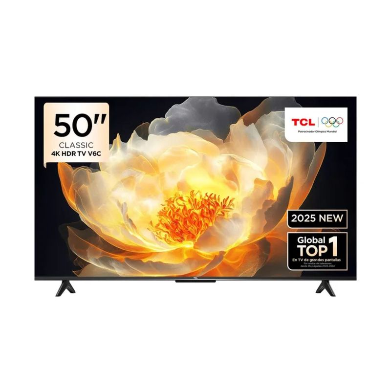 TCL - Televisor  TCL 50" Pulgadas  50V6C 4K-UHD Smart TV Google