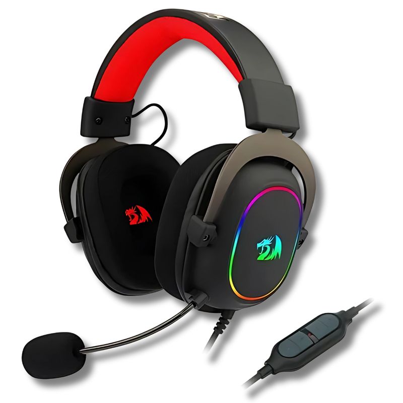 REDRAGON - DIADEMA GAMER REDRAGON ZEUS-X H510 RGB NEGRO