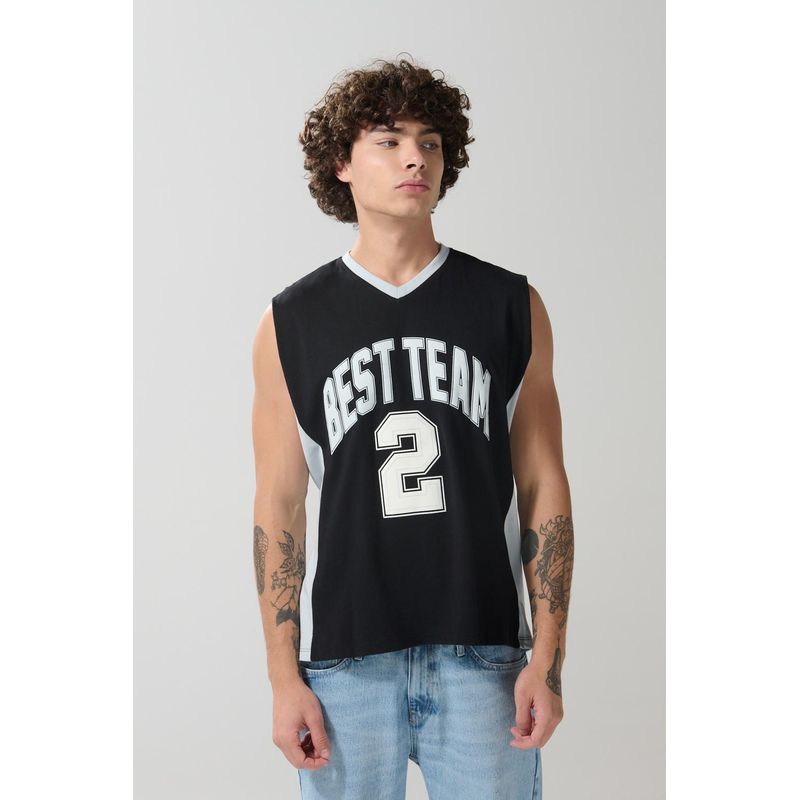 KOAJ - KOAJ Camsieta oversize manga corta en jersey con estampación t HOMBRE