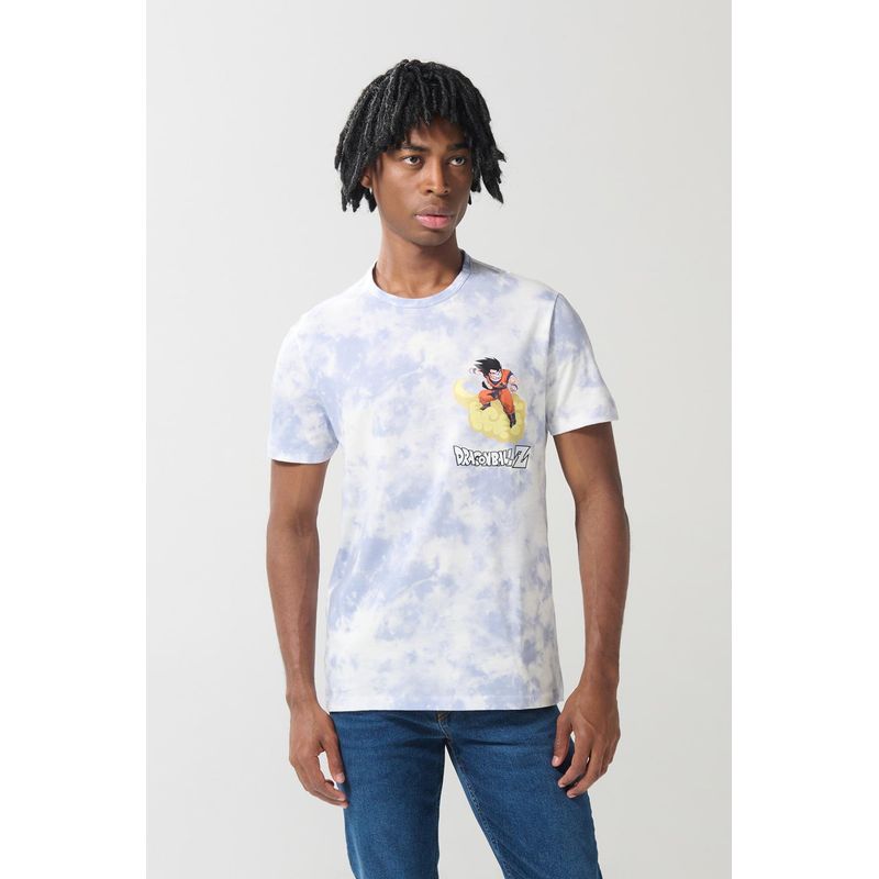 KOAJ - KOAJ Camiseta manga corta con estampado de Dragon Ball Z. HOMBRE