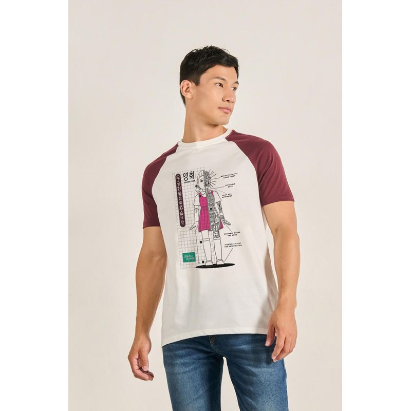 KOAJ - KOAJ Camiseta manga corta ranglan de la Squid Games HOMBRE