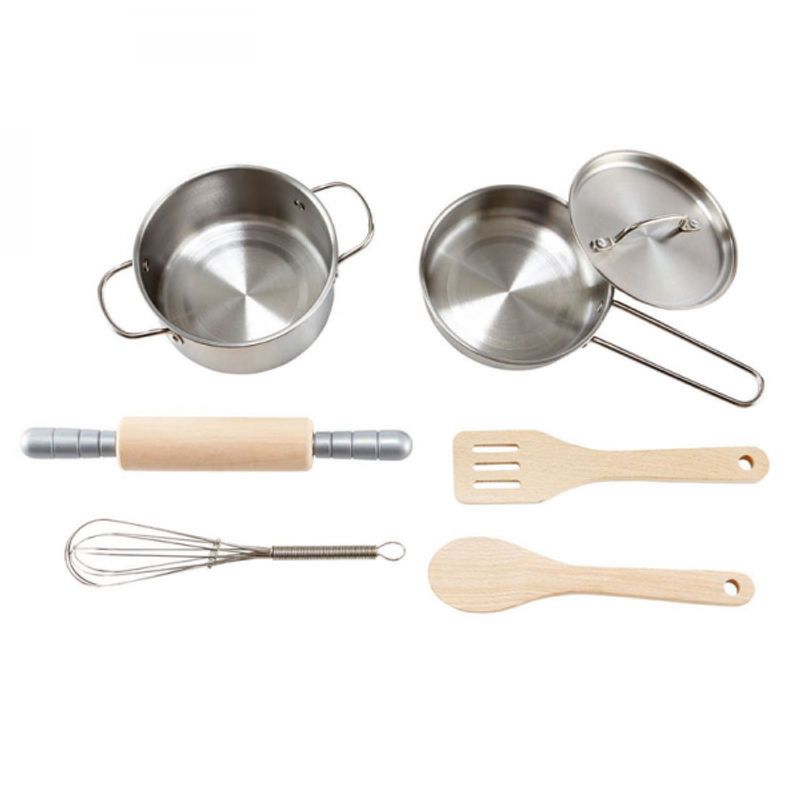 HAPE - JUEGO DE OLLAS Y UTENSILIOS PARA CHEF