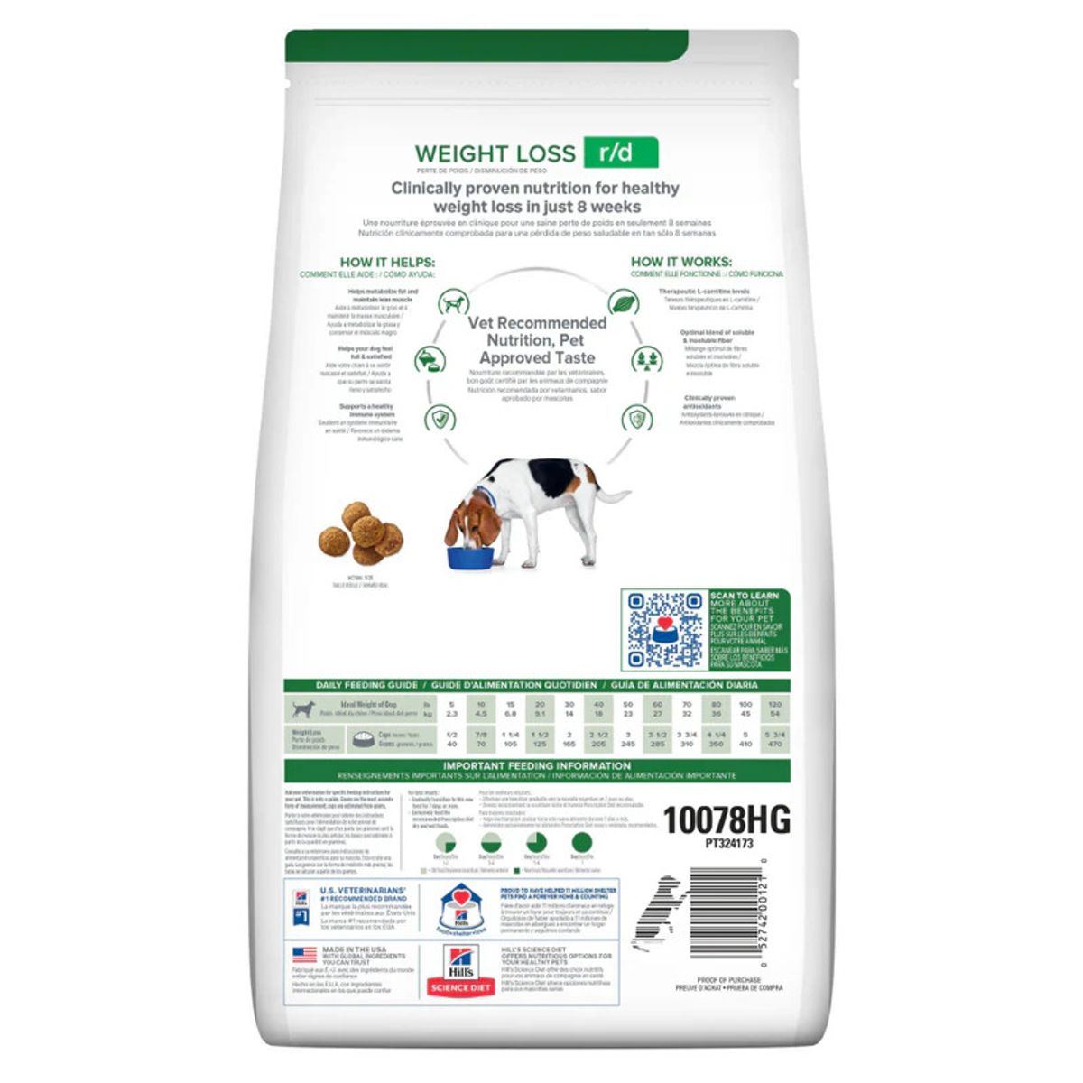 HILLS - Hill's Alimento Seco R/D Perro Manejo del Peso 8.5 lb
