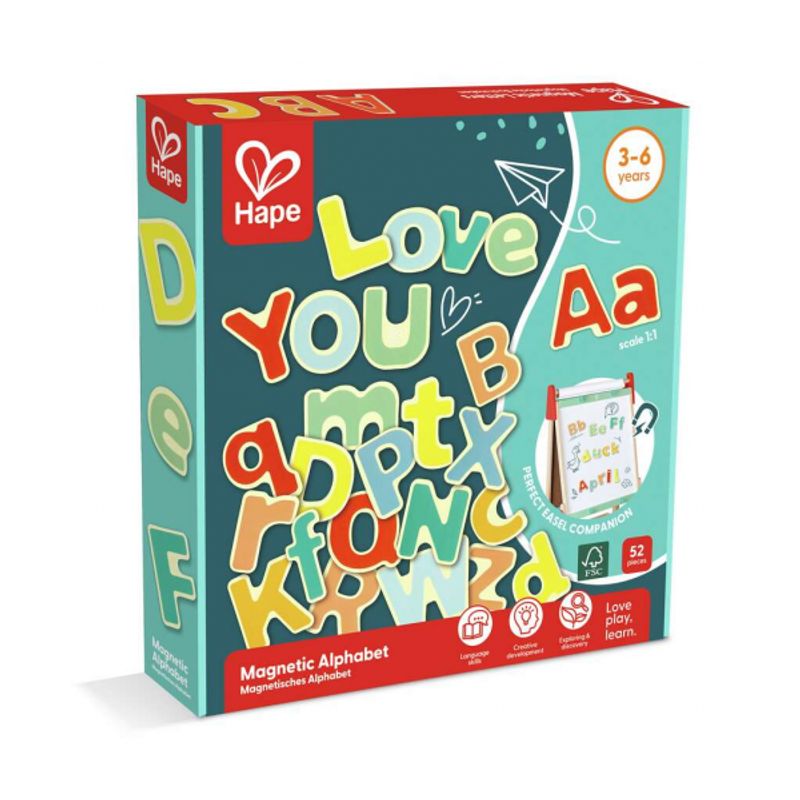 HAPE - ALFABETO MAGNÉTICO DE MADERA