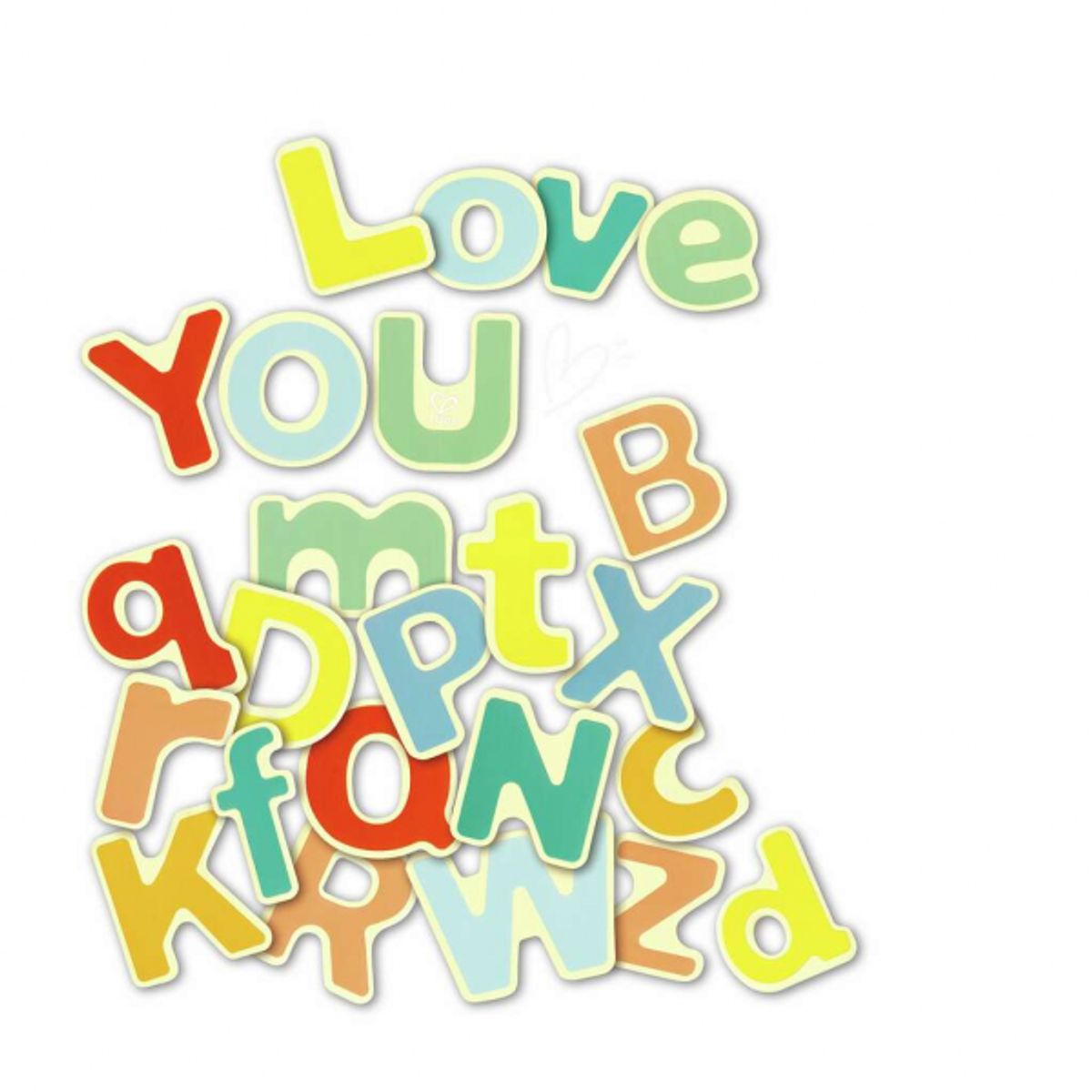 HAPE - ALFABETO MAGNÉTICO DE MADERA