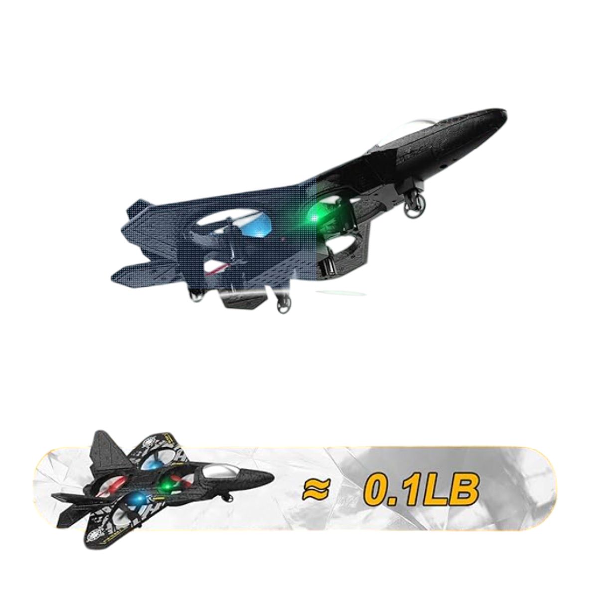 GENERICO - avión de control remoto L0712 cuadricóptero