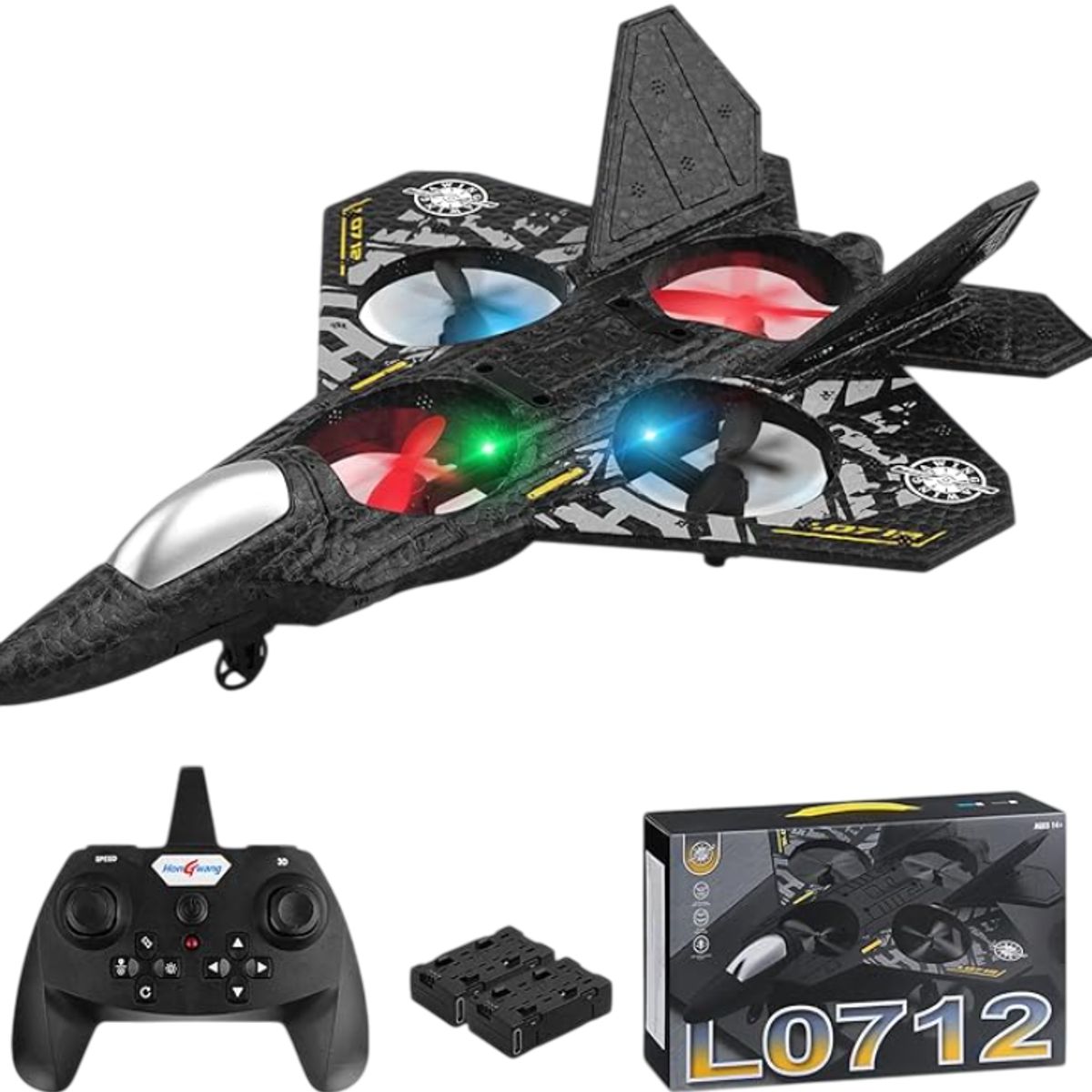 GENERICO - avión de control remoto L0712 cuadricóptero