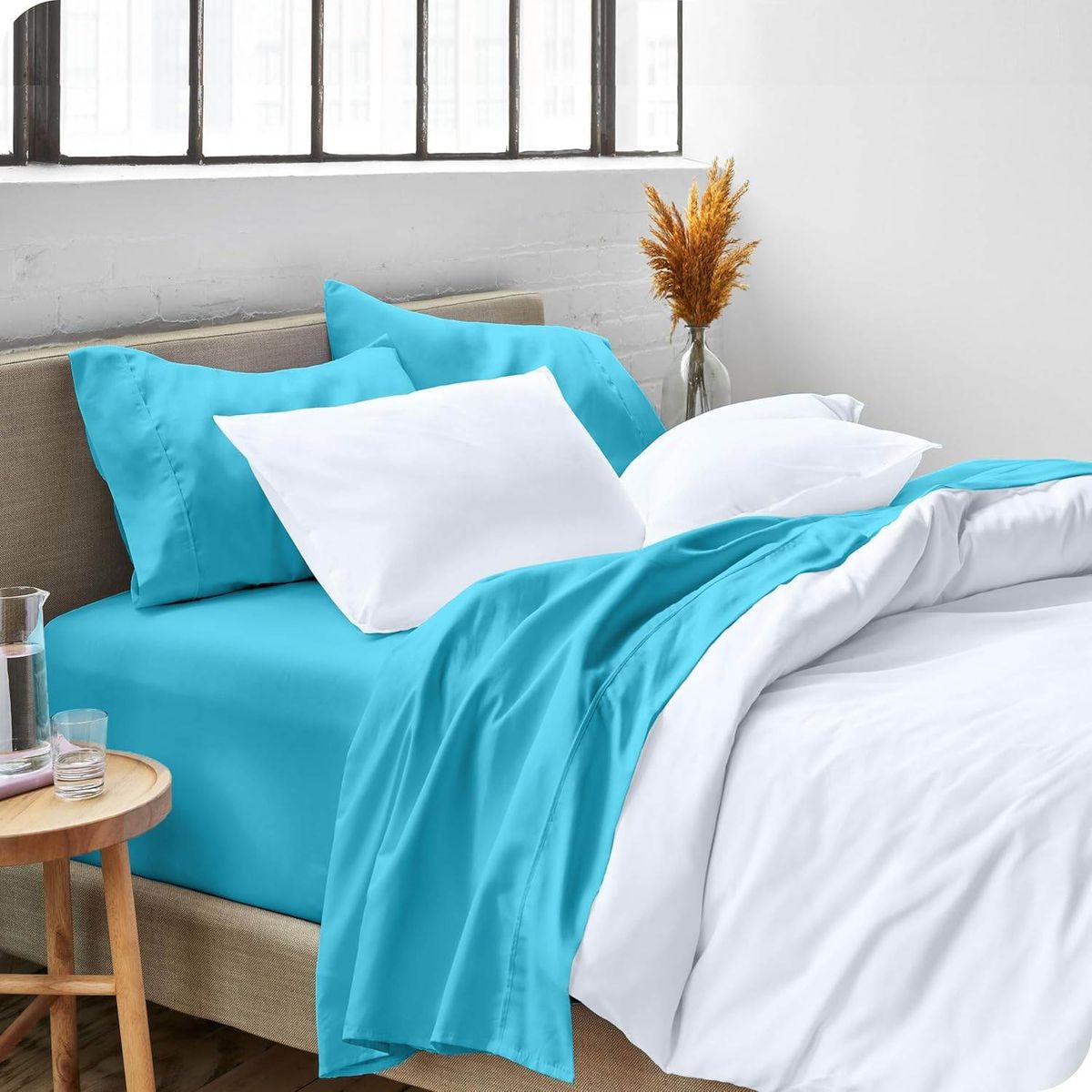 KARYTEX - Juego De Sabanas Unicolor De 200 Hilos En Polialgodón