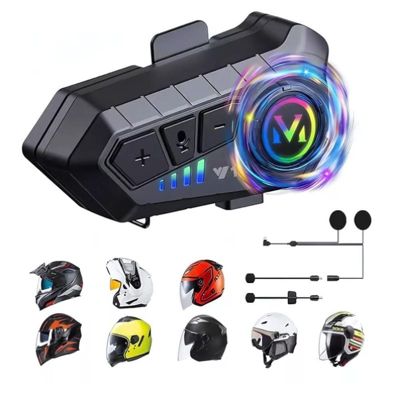 SKY - Intercomunicador original V10 Bluetooth Moto Casco