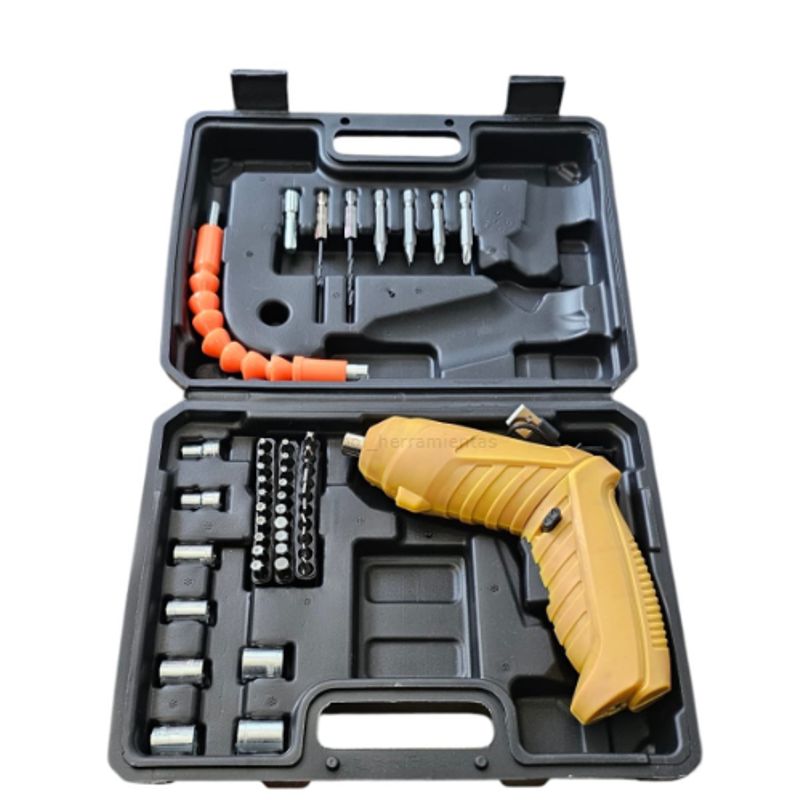 GENERICO - Kit de Destornillador Inalámbrico de 3,6 V Recargable 1300mAh