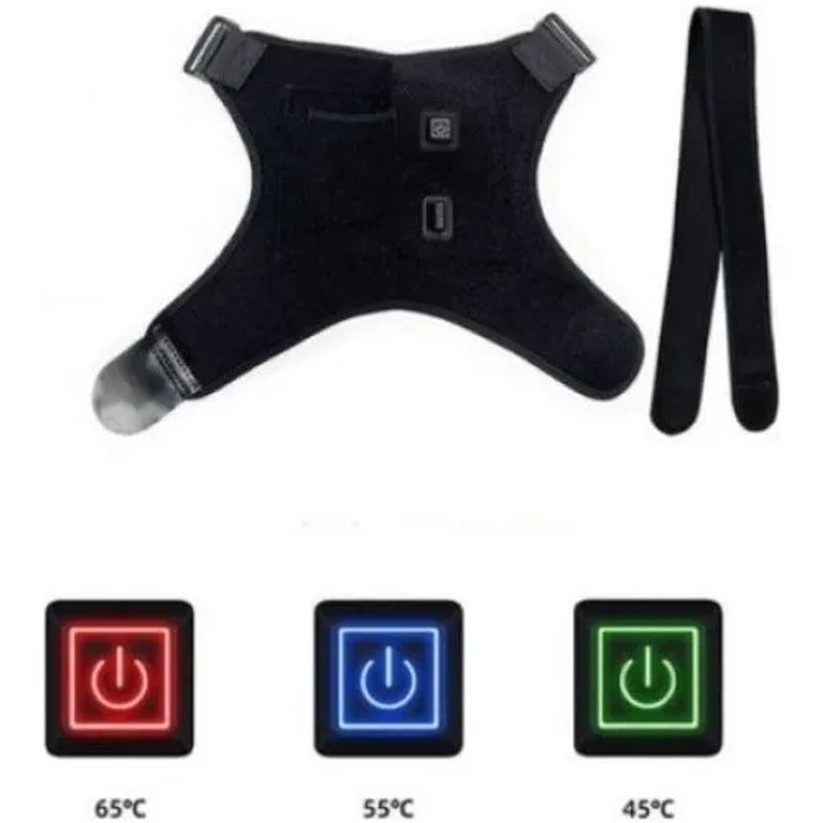 GENERICO - Calentador De Hombros electrico Con Masajeador Y Soporte