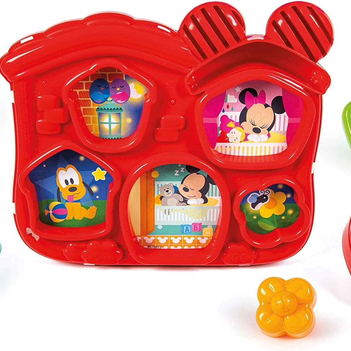 CLEMENTONI - Juego Didáctico Casa De Formas Disney Baby Para Niños