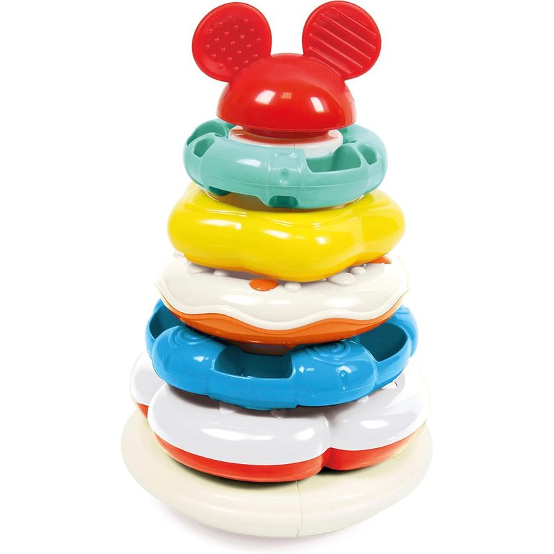 CLEMENTONI - Juego Didáctico Anillos Apilables Disney Baby Para Bebés