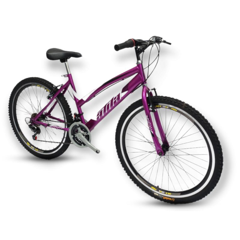 ATILA - Bicicleta Dama 26 Rines En Aluminio 18 Cambios Fucsia