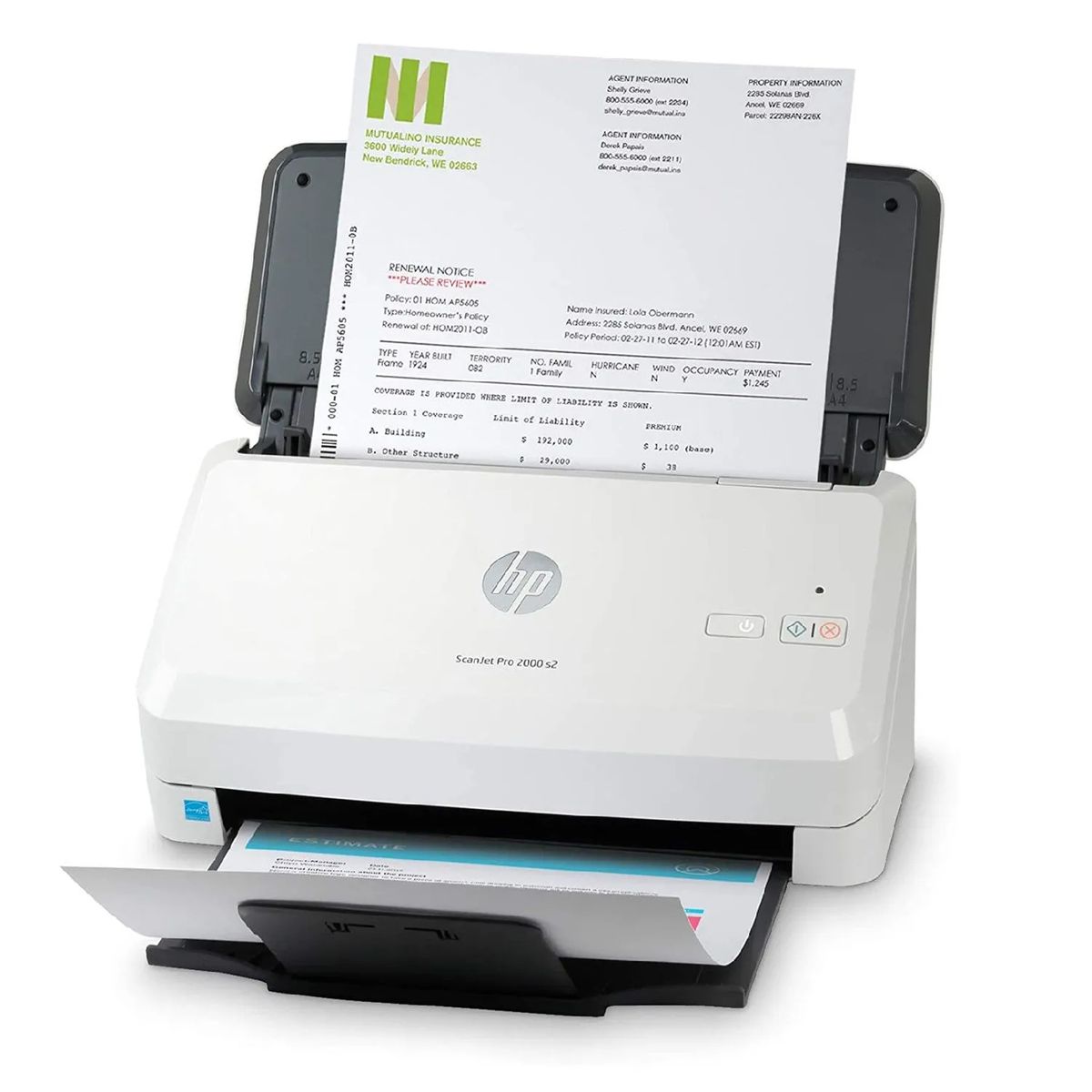 HP - Escáner HP Scanjet Pro 2000 s2 con Alimentación de Hojas