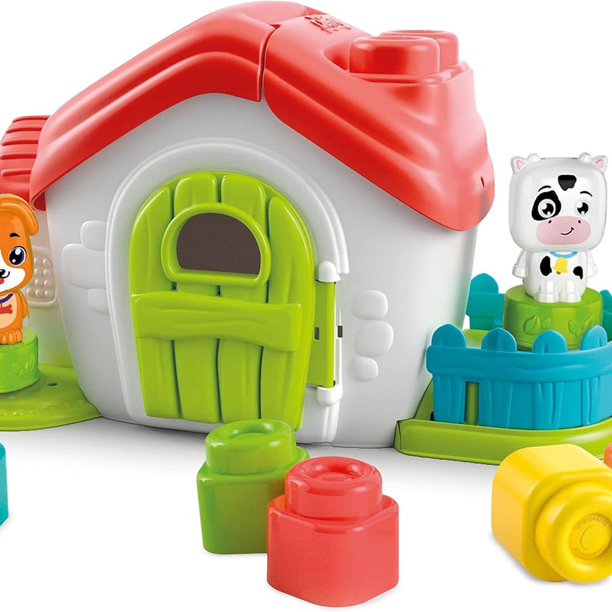 CLEMENTONI - Juego Didáctico Encajable Primer Granja Sensorial Para Niños