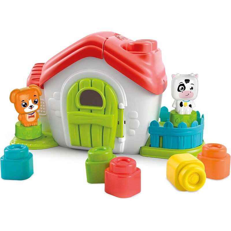 CLEMENTONI - Juego Didáctico Encajable Primer Granja Sensorial Para Niños