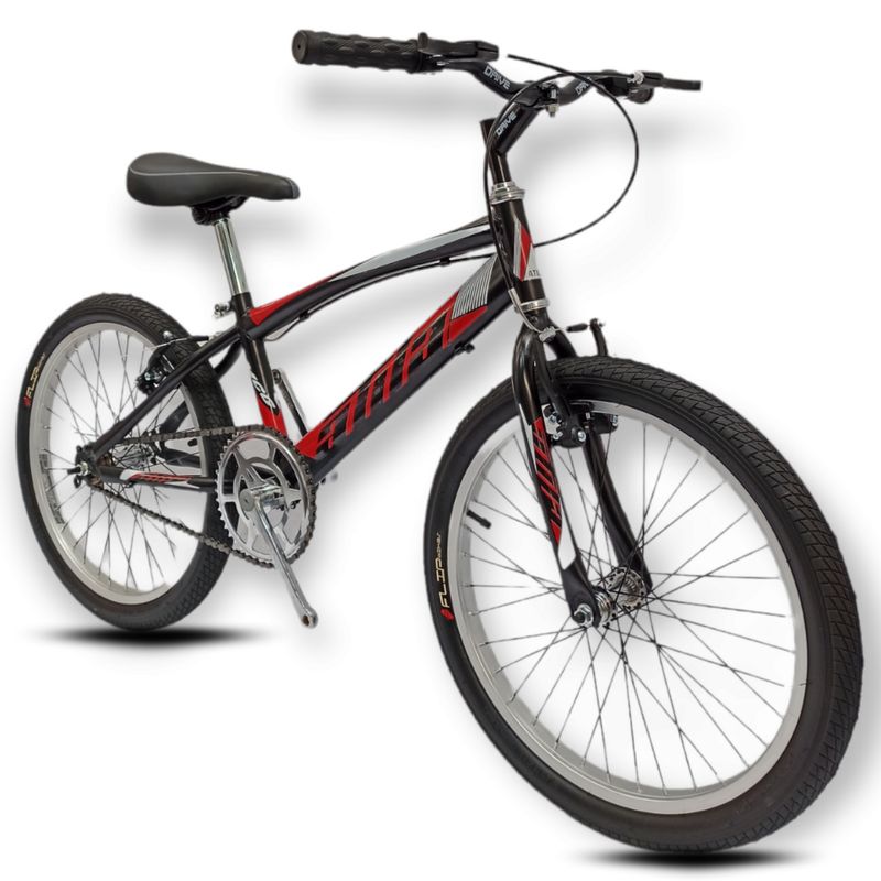 ATILA - Bicicleta Niño 24 Rines En aluminio Sin Cambios Negro
