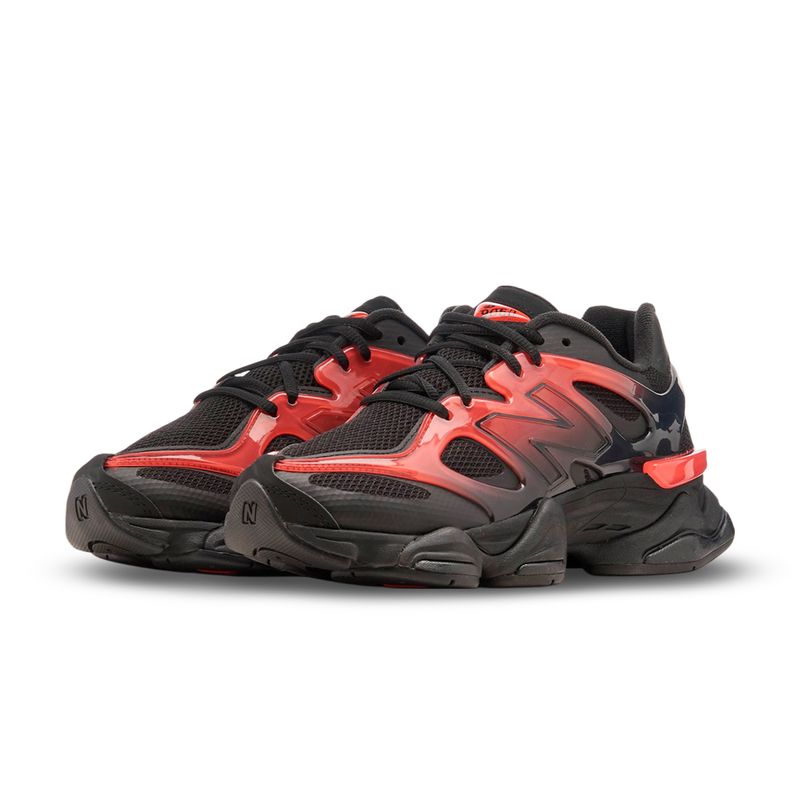 NEW BALANCE - Tenis Deportivos New Balance Original 9060 Negro/Rojo Hombre