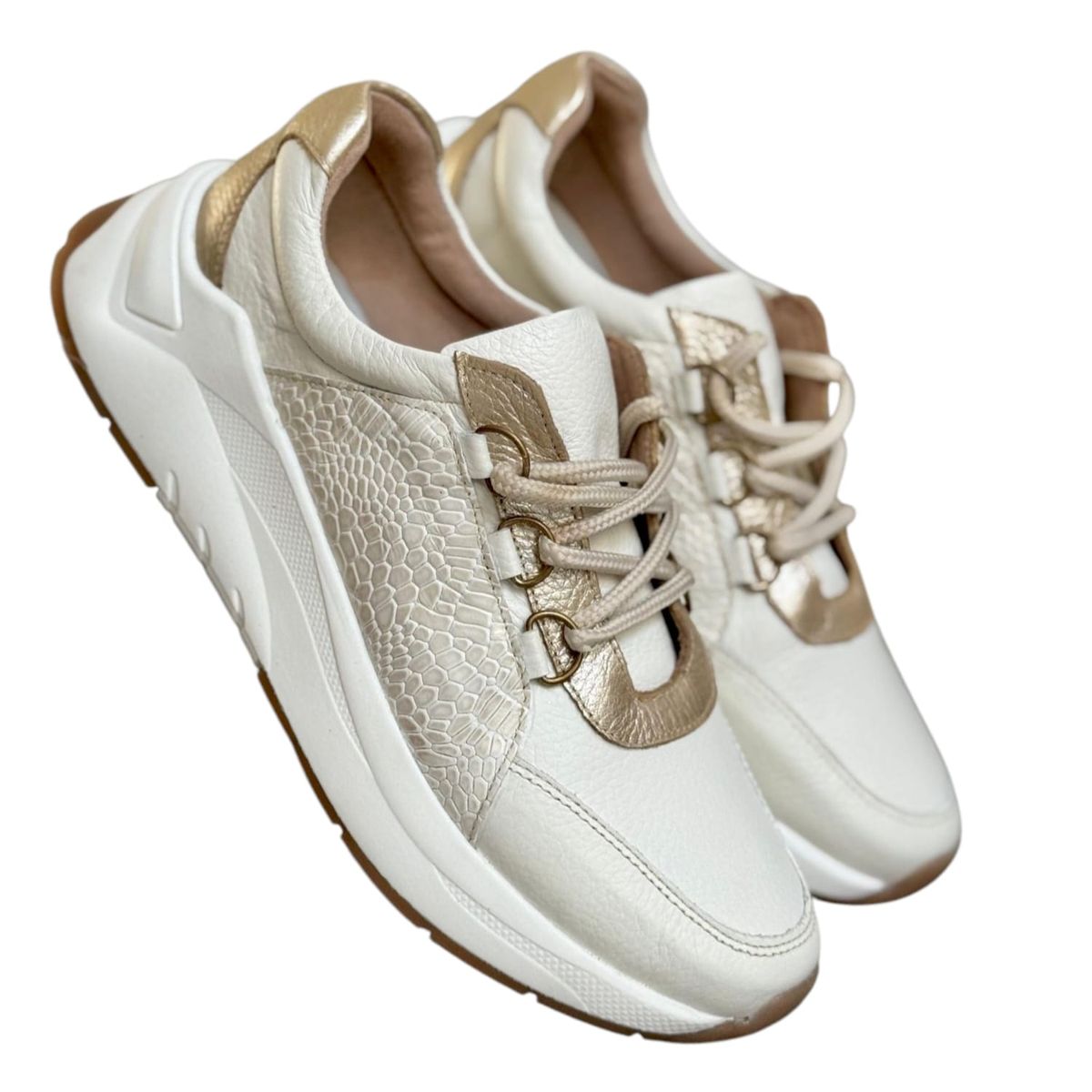 EVEGONZ - Zapatos Deportivos Para Mujer Tenis En Cuero