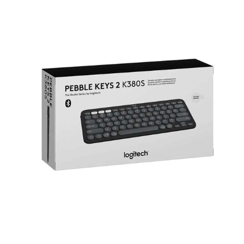 LOGITECH - Teclado Bluetooth Logitech Qwerty Español Color Grafito