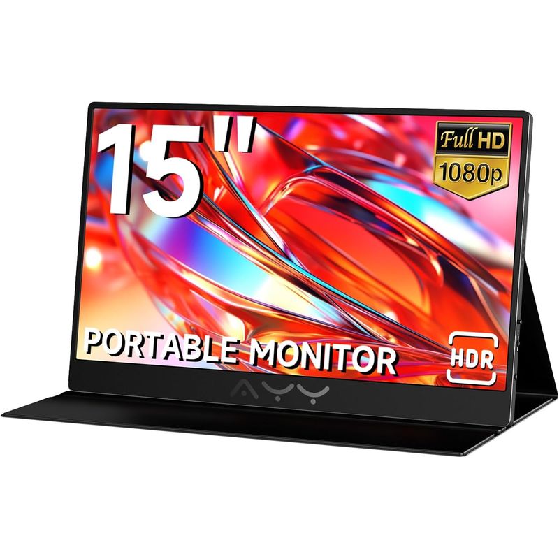 GENERICO - Monitor portátil para portátil de 15 pulgadas FHD 1080P, USB-C/HDMI