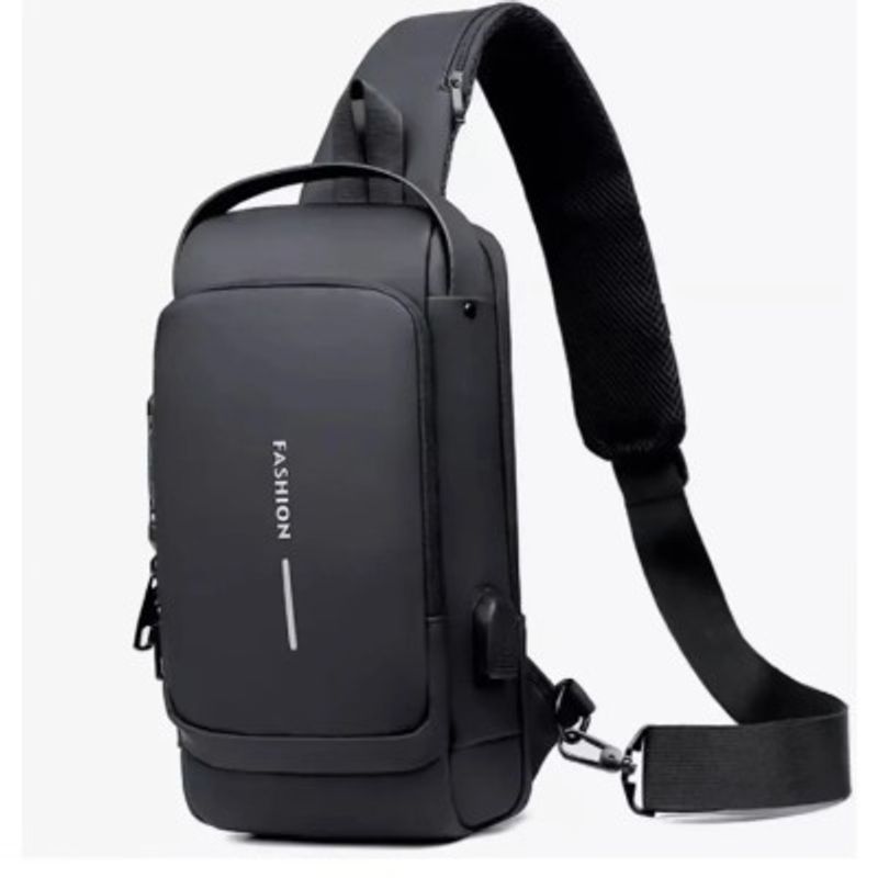 GENERICO - Bolso Antirrobo Terciado Seguridad Maleta Morral Urbano Usb