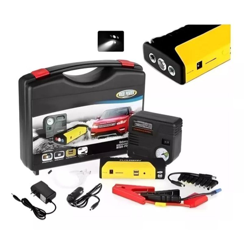 GENERICO - Compresor E iniciador de bateria para carro automovil