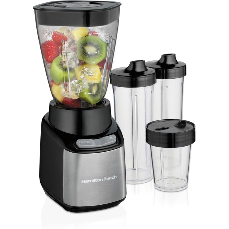 HAMILTON BEACH - Licuadora Hamilton Beach MultiBlend 4 frascos 650W 52400
