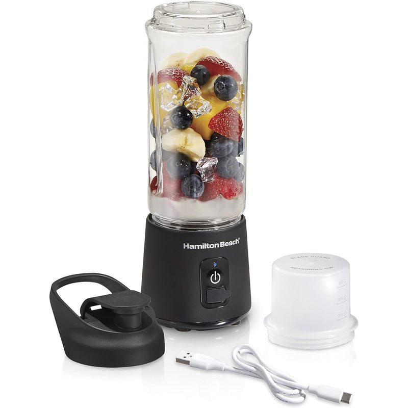 HAMILTON BEACH - Mini Licuadora Portátil Hamilton Beach USB 16 oz 51180