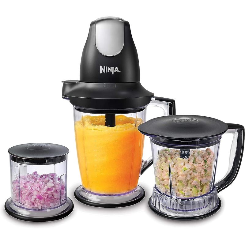 NINJA - Licuadora Ninja QB1004 450W 48oz 16oz 40oz Multiusos